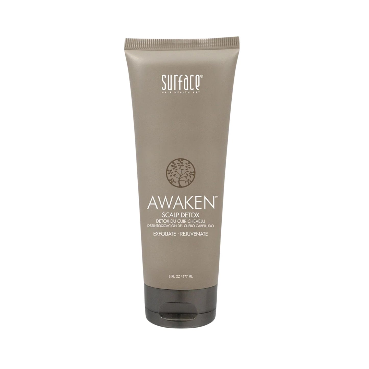 Surface Hair - Awaken Therapeutic Scalp Detox – Natural Ingredients for Thinning Hair and a Healthy Scalp - 6 floz