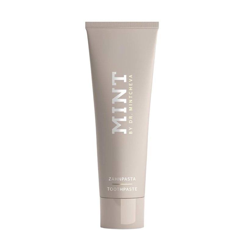 Mint Toothpaste Without Fluoride - Vegan and Without microplastic - Cleans Particularly Thoroughly and Protects reliably - Unique Ultrapolish Technology MPT1 - By Dr. Mintcheva | 2.78 oz