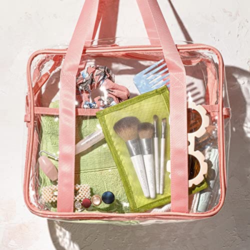 EcoTools On-The-Go Makeup Brush Kit, Travel-Friendly Brush Set, Mini-Size Makeup Tools for Powders, Blush, Bronzer, & Eyeshadows, Eco-Friendly, Synthetic Bristles, Cruelty-Free & Vegan, 5 Piece Set