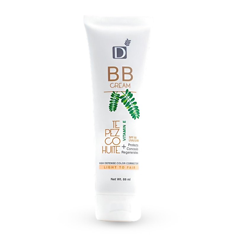 3-in-1 Sunscreen Moisturizer with SPF 50 - Protects, Corrects & Regenerates | Tepezcohuite, Vitamin E, Chamomile | Non-Comedogenic, Shine Control
