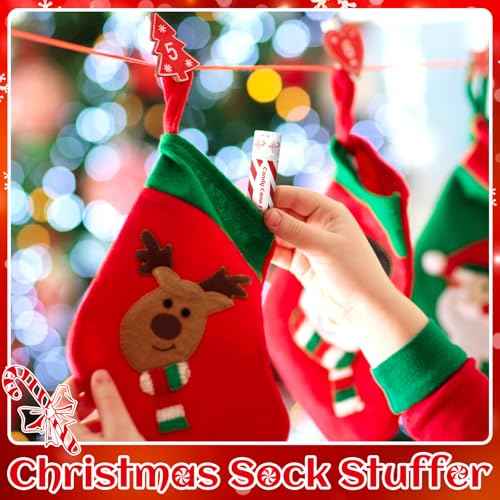 50 Pack Christmas Lip Balms Bulk Christmas Candy Peppermint Cane Scented Holiday Flavor Lip Balm Gifts Xmas Party Gifts Bulk Xmas Items Stocking Stuffers for Women Men Staff Employee (Candy)