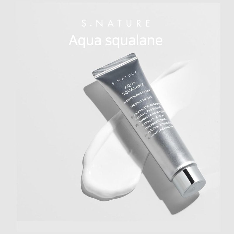 Deep Hydration Skin Care Cream - Aqua Squalane Moisturizer | 60ml + 30ml Set
