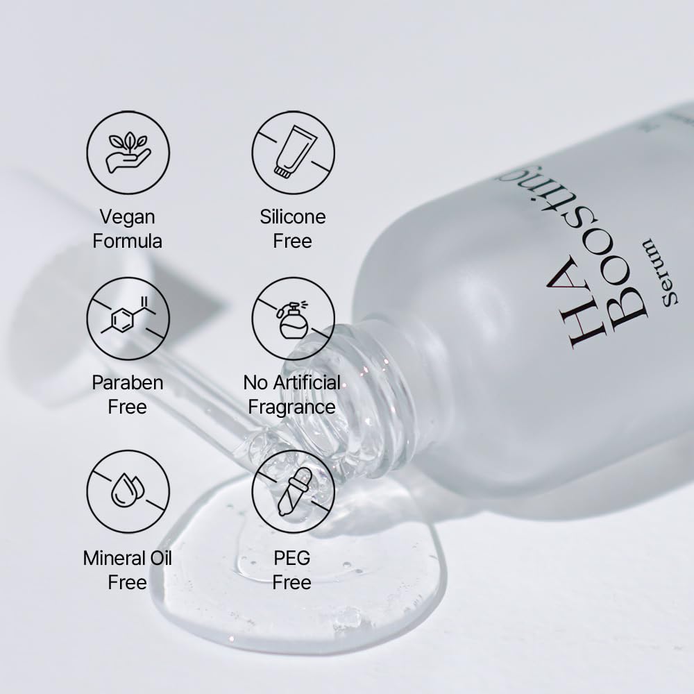 Hyaluronic Acid Serum - 10,000 PPM for 72-Hour Hydration | Korean 8D HA Complex, 30ml (1.01oz)