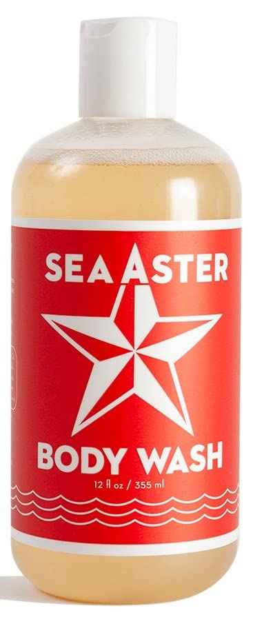 Swedish Dream Organic Sea Aster Body Wash, 12oz | No Sulfates, Parabens, Silicones | Cruelty-Free | Vegan