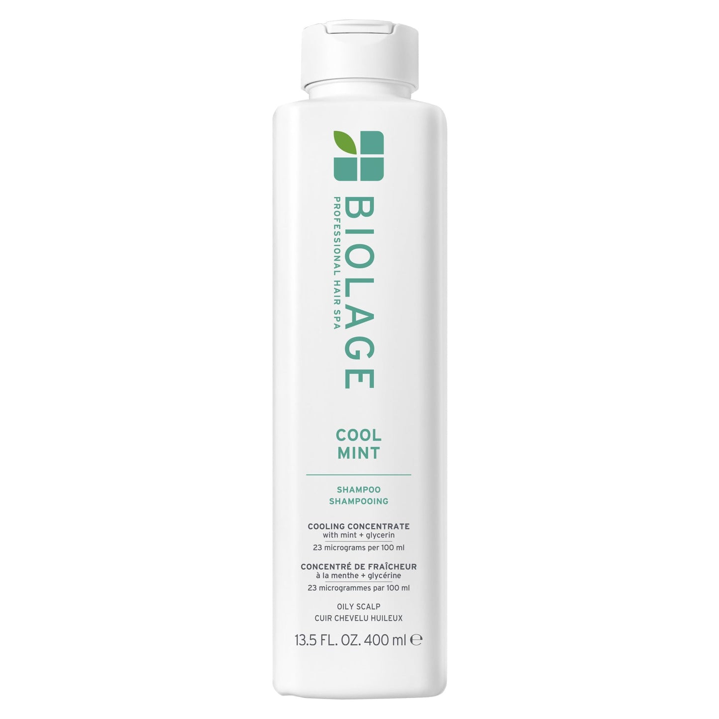 Biolage Cool Mint Shampoo - Balancing Shampoo for Oily Scalp, Gently Cleanses, Refreshes & Helps Balance, Mint & Glycerin, Vegan & Paraben-Free, 13.5 Fl Oz