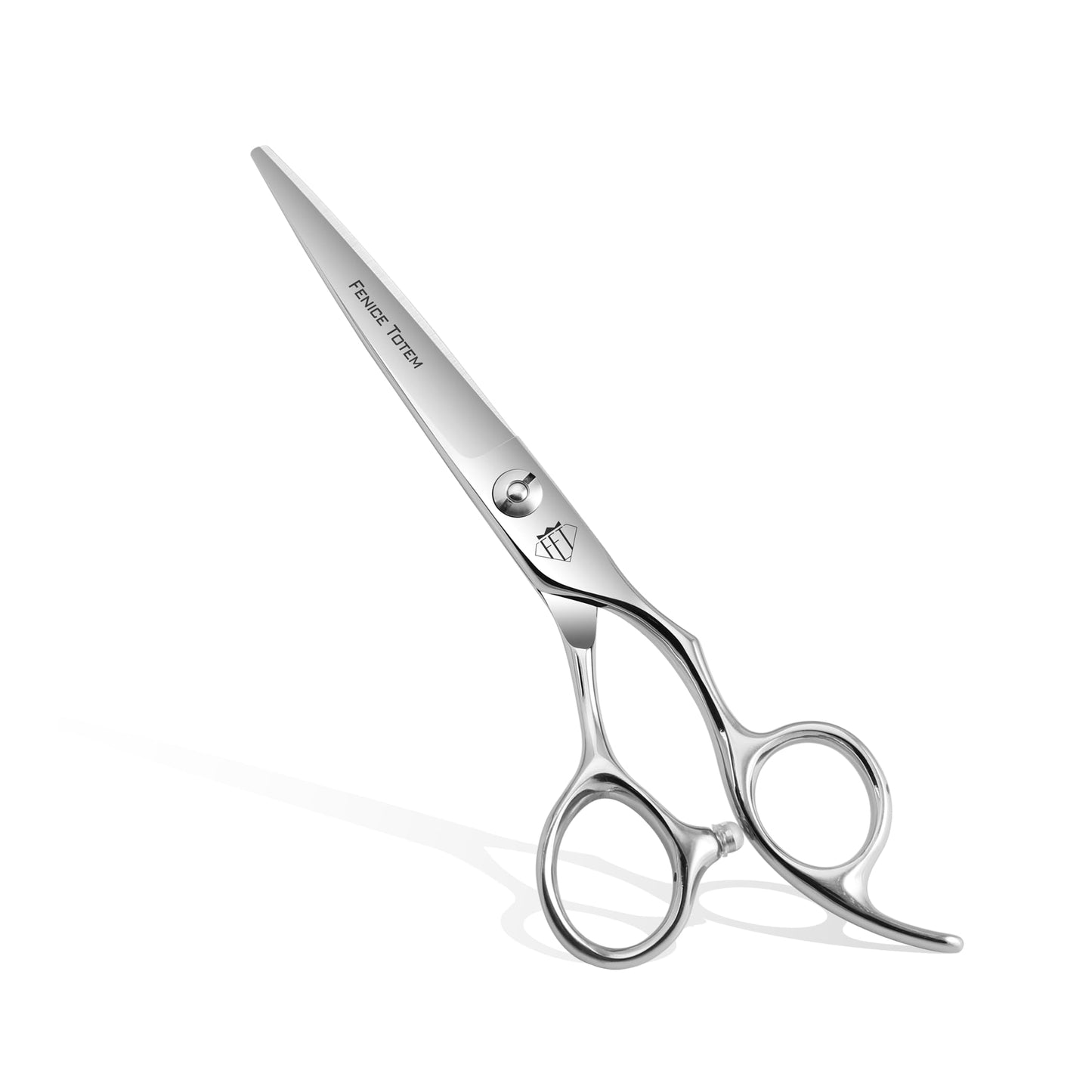 Fenice Totem CNC Hair Scissors, Smooth Mirror Blades, Professional Cutting with Long Lasting Sharpness (Straight)