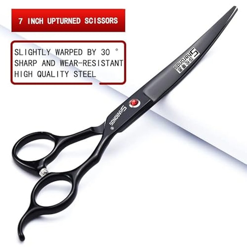 7/8 inch Haircut Scissors Hair Salon Styling Cut Hair Tools Thin Hairdresser Hair Special Tools (7-inch 4pc)