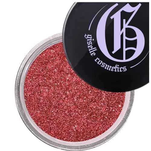 Star Ruby - Organic Mineral Eyeshadow Palette with Sparkle & Shimmer Shades, Eye Shadow Highlighter, Pink Glitter, Ruby Cream Eyeshadow Singles, Eye Shadow Palette Makeup