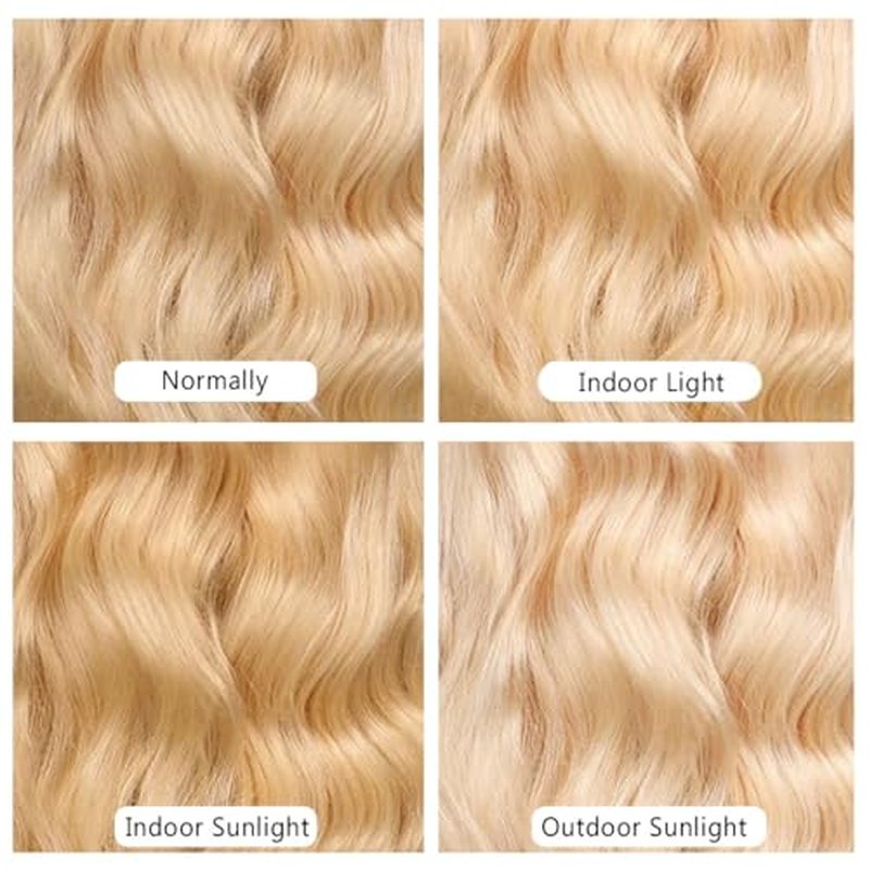 613 13x6 Lace Front Wig Human Hair Colored Blonde Wig Human Hair Pre Plucked With Baby Hair Straight Human Hair Wig For Women 22 Inch Lace Frontal Wig Glueless