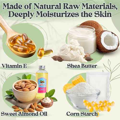 Body Butter Making Kit- Shea Butter Lotion Making Kit, DIY Crafts for Adults with Organic Shea Butter, Sweet Almond Oil, Mica Powder, Natural Whipped Body Butter Maker Skin Care Gifts for Women