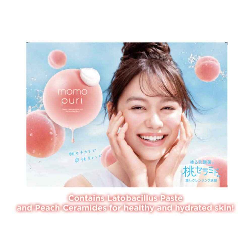 Moisturizing cleansing face wash peach