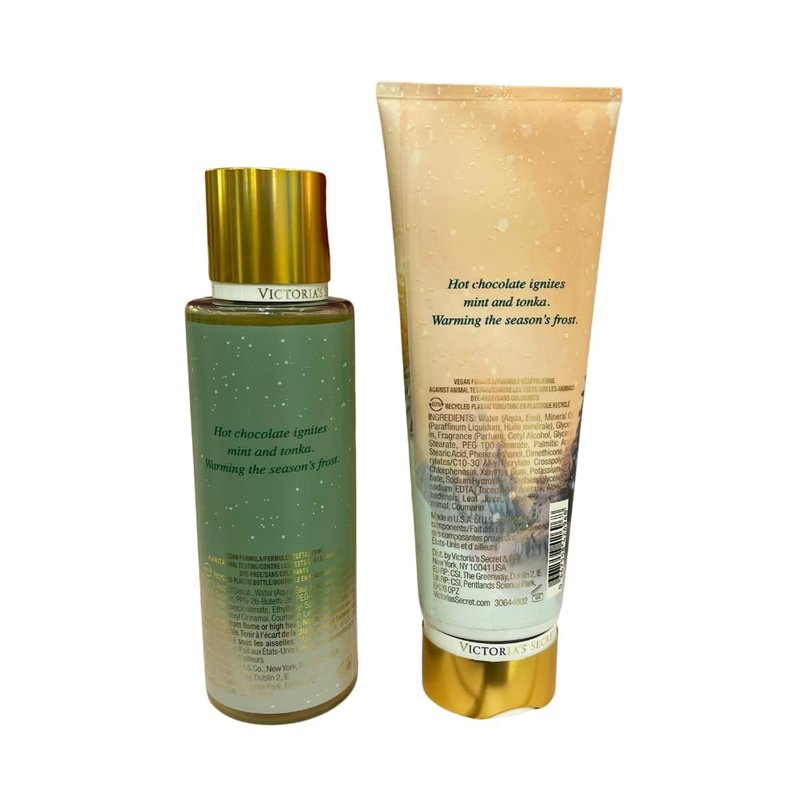 Victoria's Secret FROSTMELT Fragrance Mist & Lotion Set - Full Size 2pc Bundle for Women