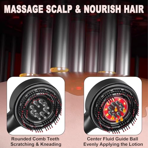 Laser Therapy Hair Growth Comb, Hair Oil Applicator,Electric Scalp Massager Hair Growth with IPX7 Waterproof