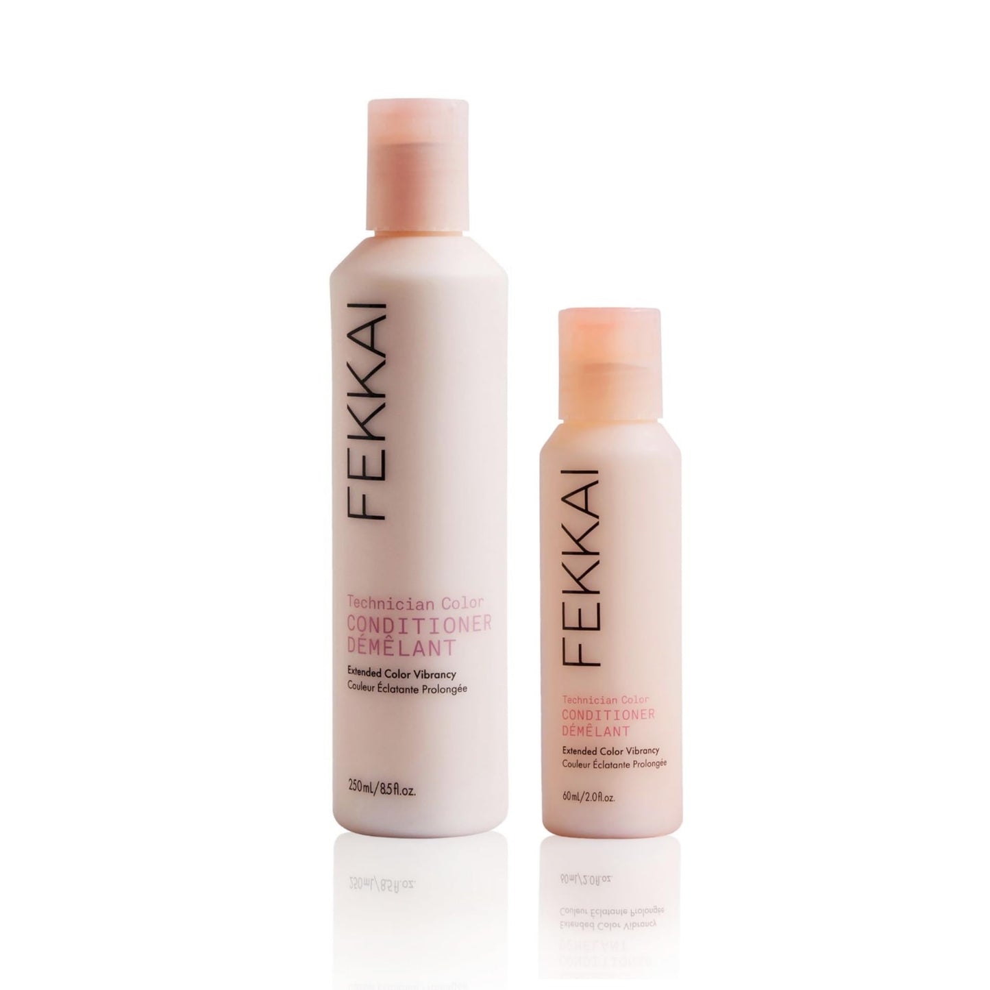 FEKKAI Technician Color Conditioner - Includes 2 oz + 8.5 oz Bottles - Extends Vibrancy of Color-Treated Hair - Free of Sulfates, Parabens, Phthalates - Vegan, Cruelty-Free