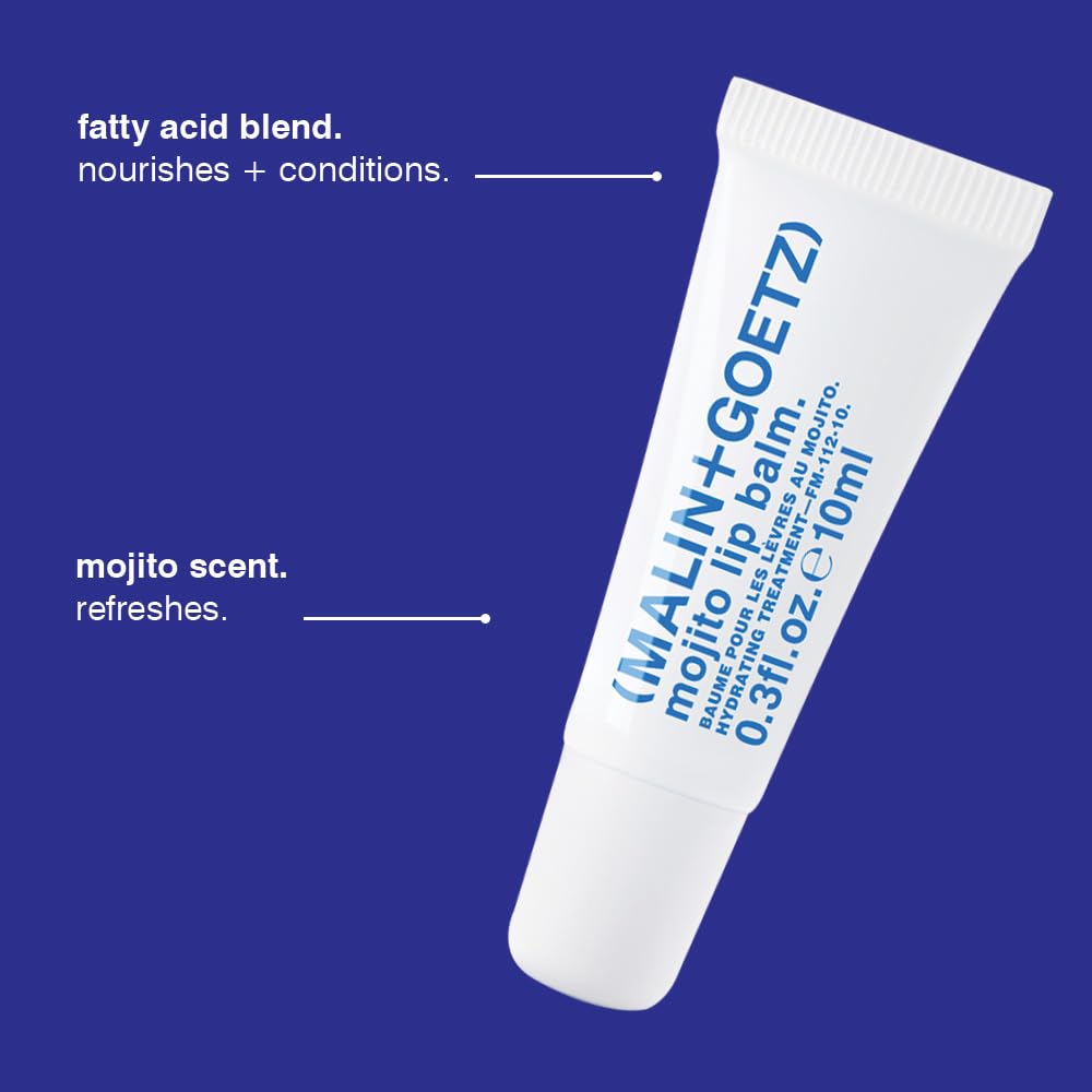 MALIN+GOETZ Vitamin B5 Treatment & Mojito Lip Balm - Hydrating Duo for Soft Lips