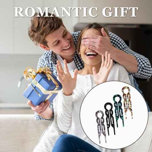 4 Pack Lialys Hair Pin for Women ? Elegant Prestige Hair Accessories for Bun (C)