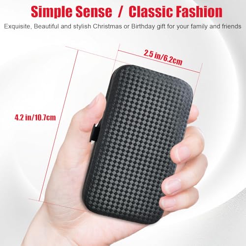 Manicure Set 10 in 1 Mens Gifts Travel Nail Clippers Set for Him, Mens Grooming Manicure Kit Pedicure Tools for Men Women Girls Boys Parents Husband Wife with Black Leather Case