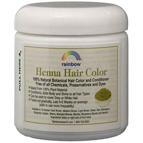 Rainbow Henna Persian Dark Brown Hair Color 4 Oz, (2 pack)