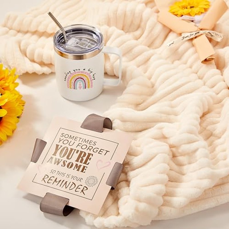 Get Well Gifts for Women After Surgery 10pc Gift Baskets Feel Better Spa Gift Basket Care Package for Mom Her Wife Friend Grandma self care