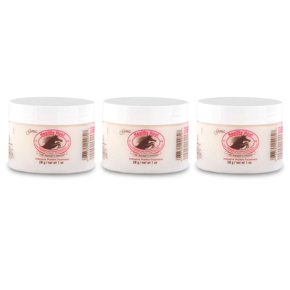 Gena Healthy Hoof Cream, Complete Cuticle and Nail Care 1 Oz, 3 Pack