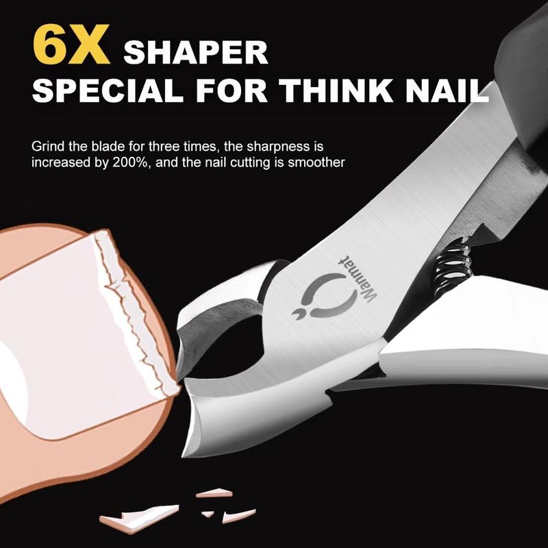 Toe Nail Clipper for Ingrown or Thick Toenails,Toenails Trimmer and Professional Toenail Nipper for Seniors with Stainless Steel Surper Sharp Blades (Podiatrist Nail Clippers Set)