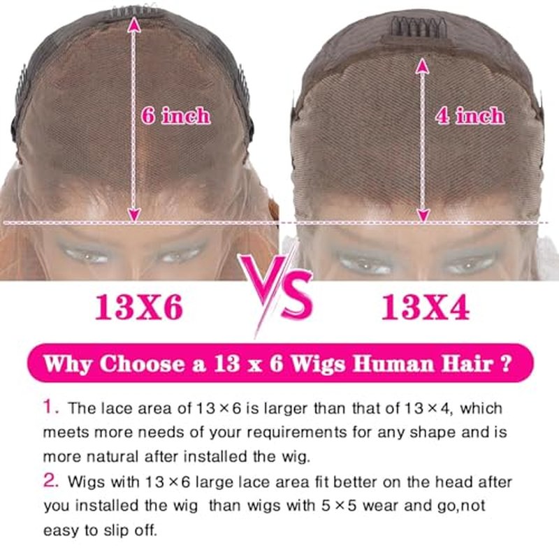 Reddish Brown Lace Front Wigs Human Hair 13x6 HD Lace Front Wigs Human Hair Pre Plucked with Baby Hair 22inch 180% Density Body Wave Colored Wigs for Women