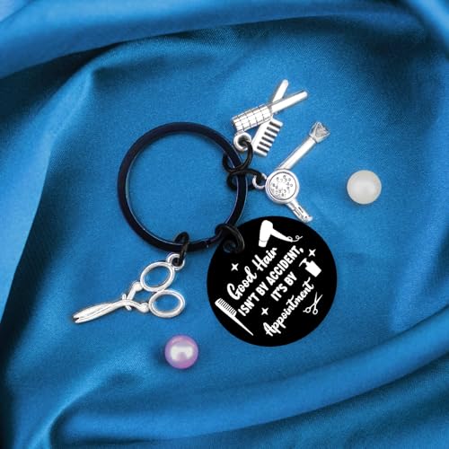 Hair Stylist Hairdresser Gifts for Women Cosmetology Jewelry Comb Scissors Charm Keychain Christmas Birthday Gift for Hairdresser Cosmetologist Hairstylist Retirement Graduation Gift