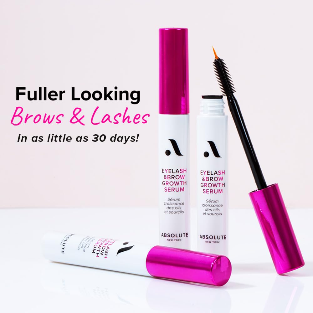Eyelash & Brow Growth Serum - Nourishing Formula for Fuller Lashes & Brows | 0.5 oz