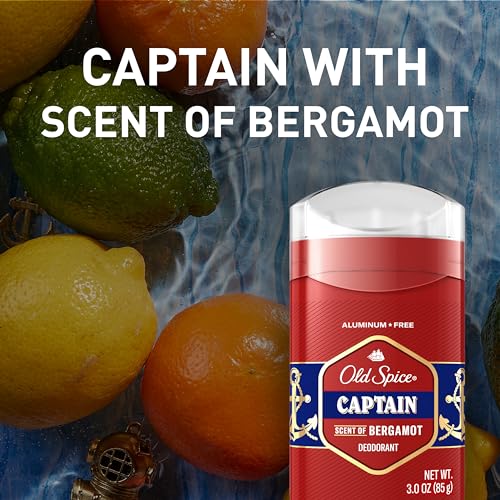 Old Spice Aluminum Free Deodorant for Men, 24/7 Odor Protection, 24/7 Freshness & Lasting Scent, Goes on Clean, 3.0 oz (Pack of 2)