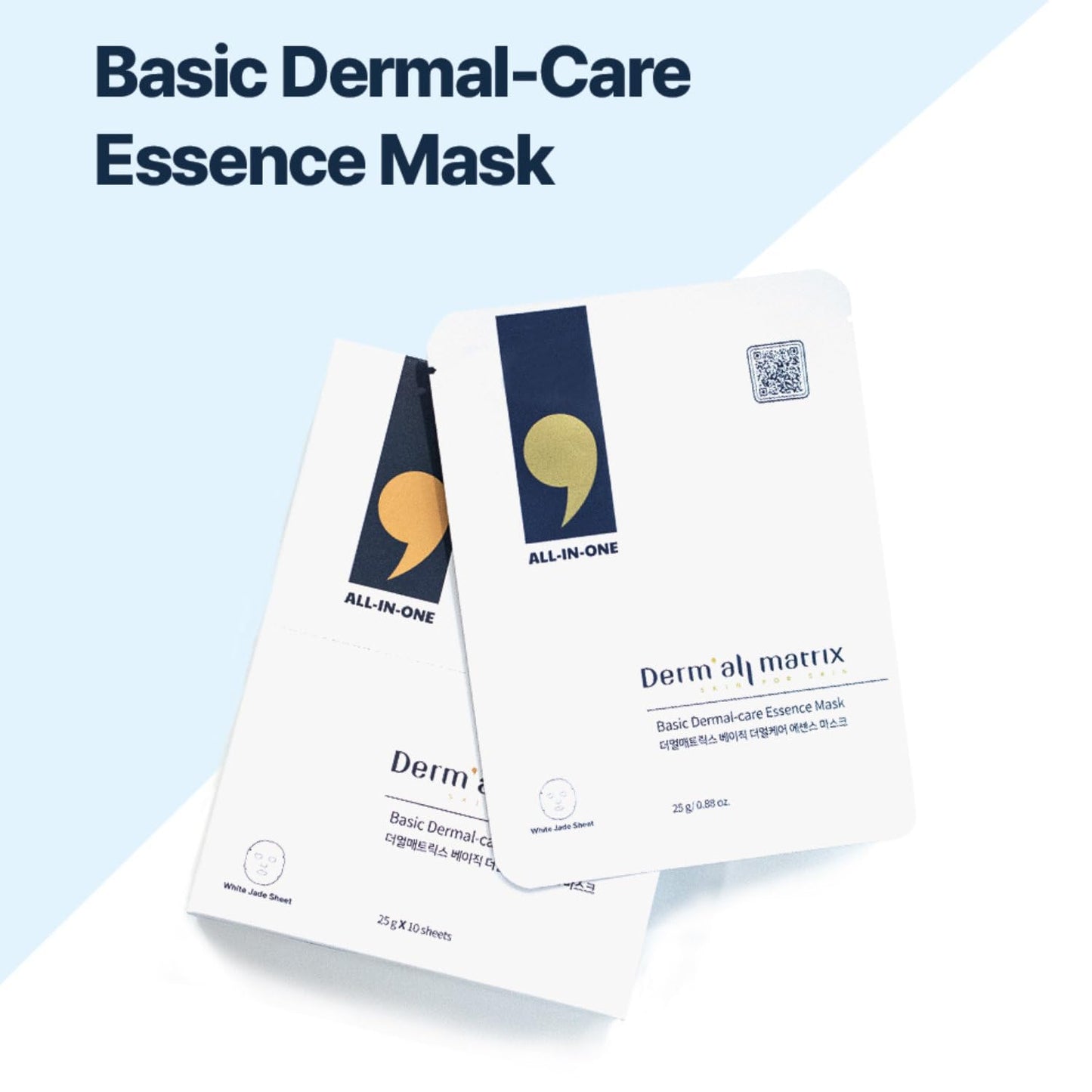 Dermal-Care Essence Mask - Moisturizing & Soothing All-in-One | 25g x 10 Sheets