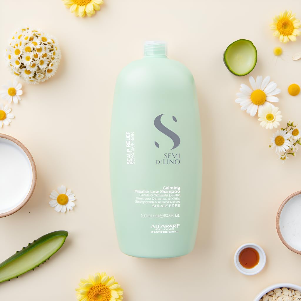 ALFAPARF MILANO Semi di Lino Scalp Sulfate Free Shampoo for Sensitive Skin