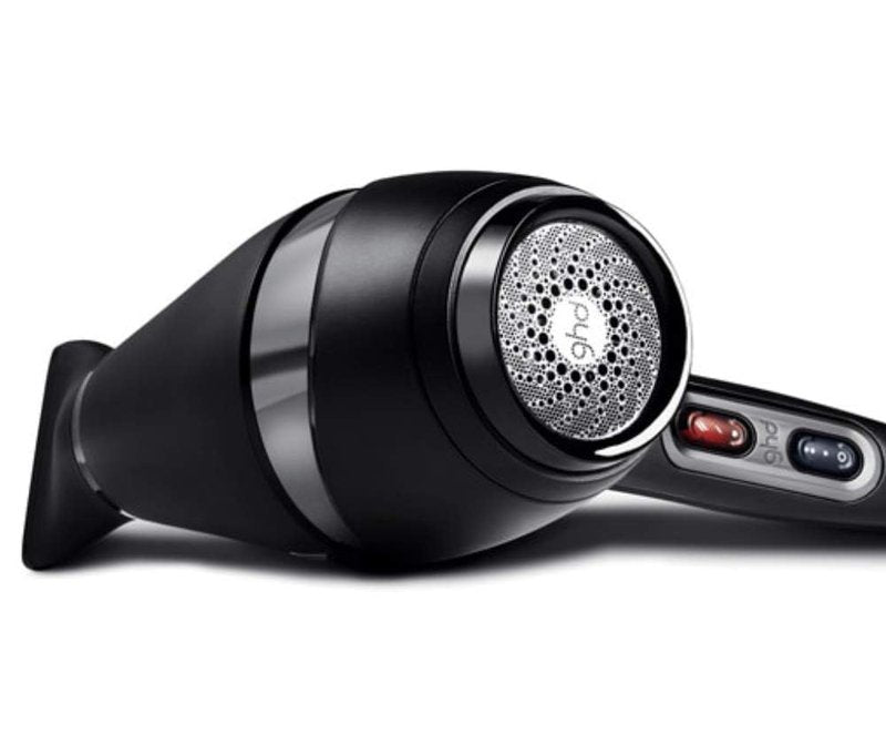 GHD Air Hair Dryer - 1600W Professional Blow Dryer with Ionic Technology | Adjustable Temperature & Concentrator Nozzle - Black
