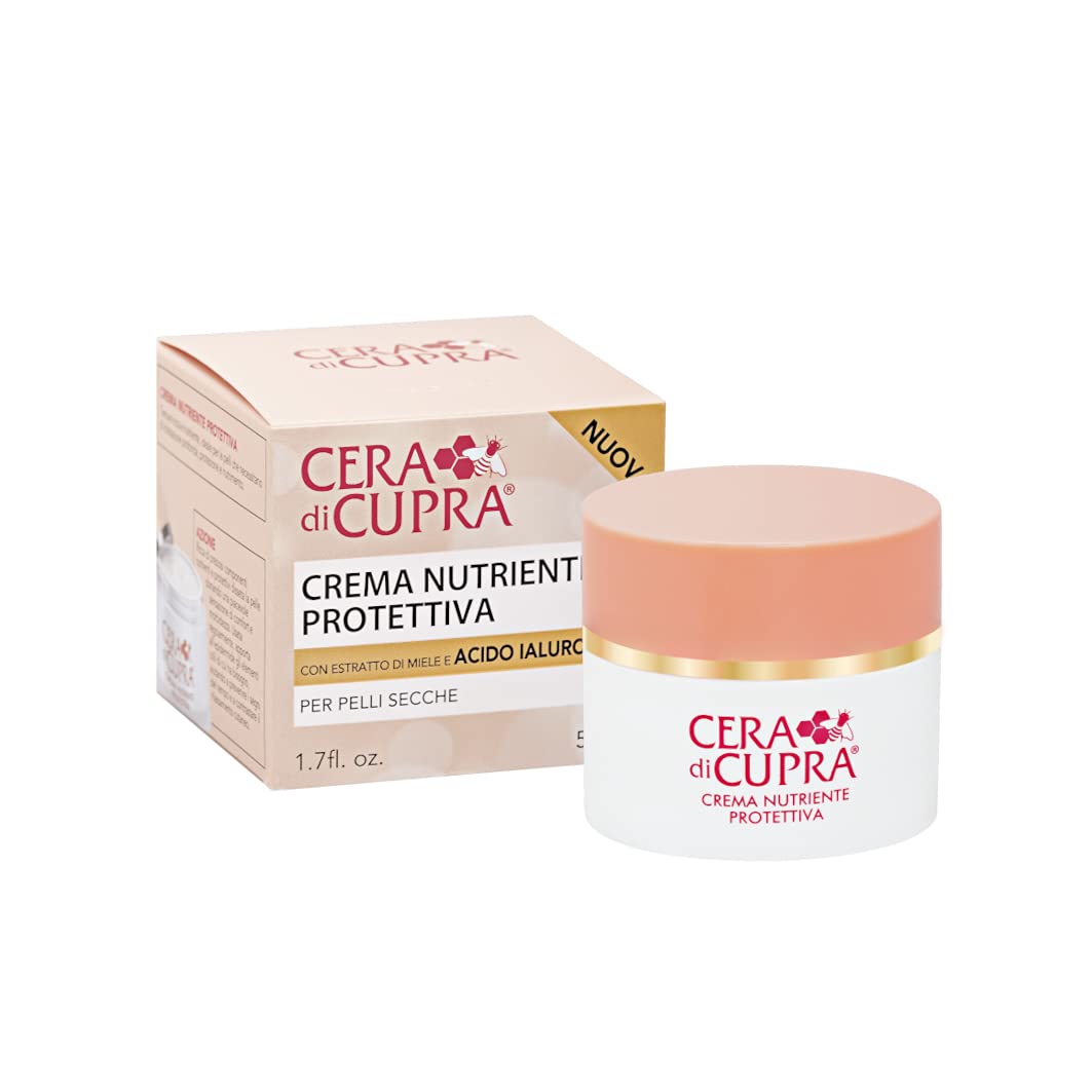 CERA DI CUPRA Nourishing Protective Cream with Honey and Hyaluronic Acid (1.7 Fl Oz / 50ml)