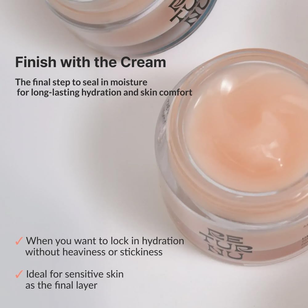 Deep Comfort Cream - Moisturizing Face Cream with Birch Sap & 5% Panthenol | Hydrating Vegan Korean Skincare (1.69 fl. oz)