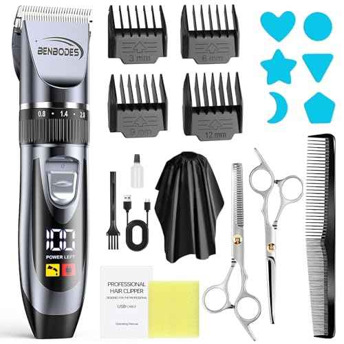 Men's Hair Clippers & Beard Trimmer Grooming Kit£¬All-in-one Professional Hair Cutting kit,Cordless Rechargeable Hair Clipper for Men with LED Display for Men's Barbers Hair Trimmer and Body Care