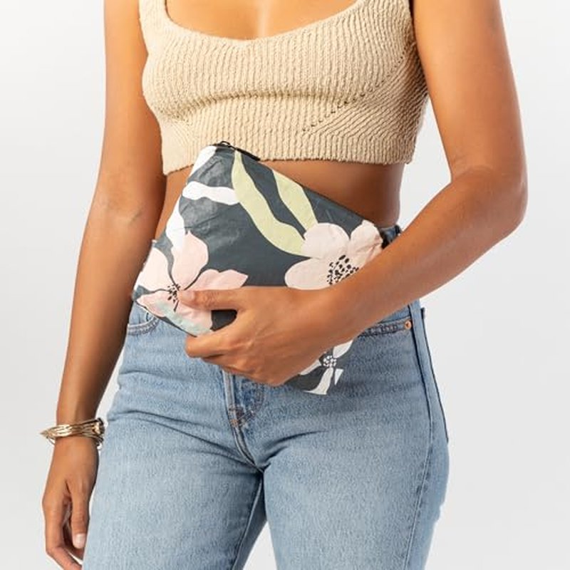 ALOHA Collection Small Pouch | Lightweight, Packable, and Splash-Proof Makeup Pouch | Easy to Clean