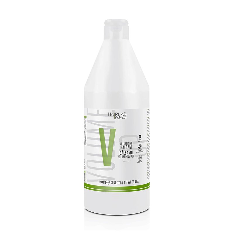 SALERM - Volume Conditioner - Volumizing Hair Lab - 1200 ml - with Caffeine and Amino Acids - for Fine and Limp Hair - Adds Body and Volume to Hair - Paraben-Free