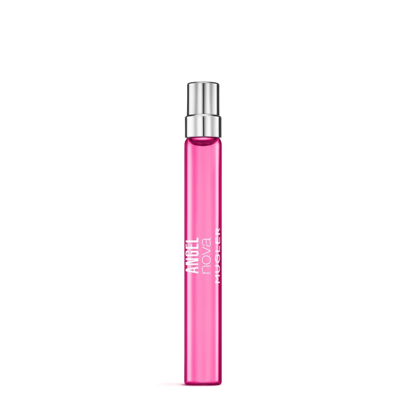 Mugler Angel Nova - Eau de Parfum - Women's Perfume - Floral & Fruity - With Bergamot, Rose, and Cedar Wood - Long Lasting Fragrance - Travel Size - 0.33 Fl Oz