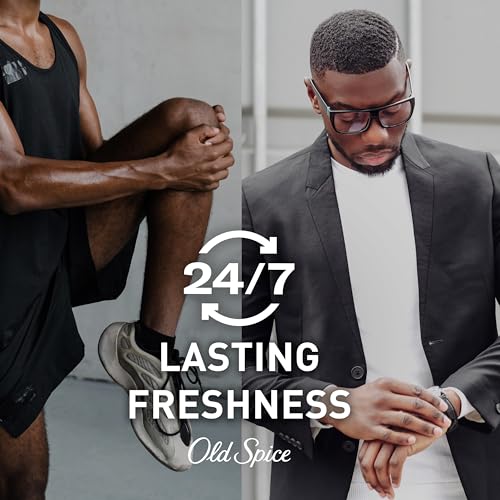 Old Spice Aluminum Free Deodorant for Men, 24/7 Odor Protection, 24/7 Freshness & Lasting Scent, Goes on Clean, 3.0 oz (Pack of 2)