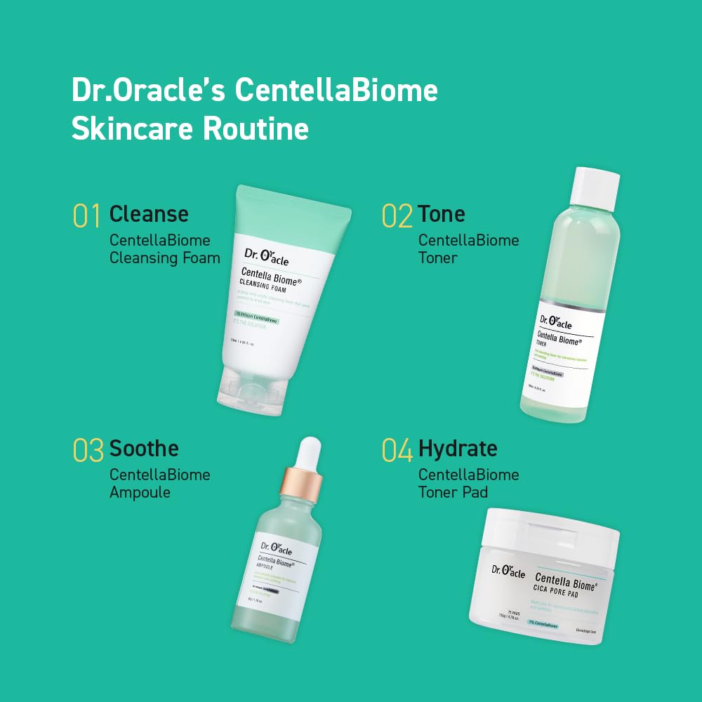 CentellaBiome Ampoule - Intensive Hydrating & Soothing Serum | 50,000ppm Centella, Korean Skincare, 1.01 fl oz