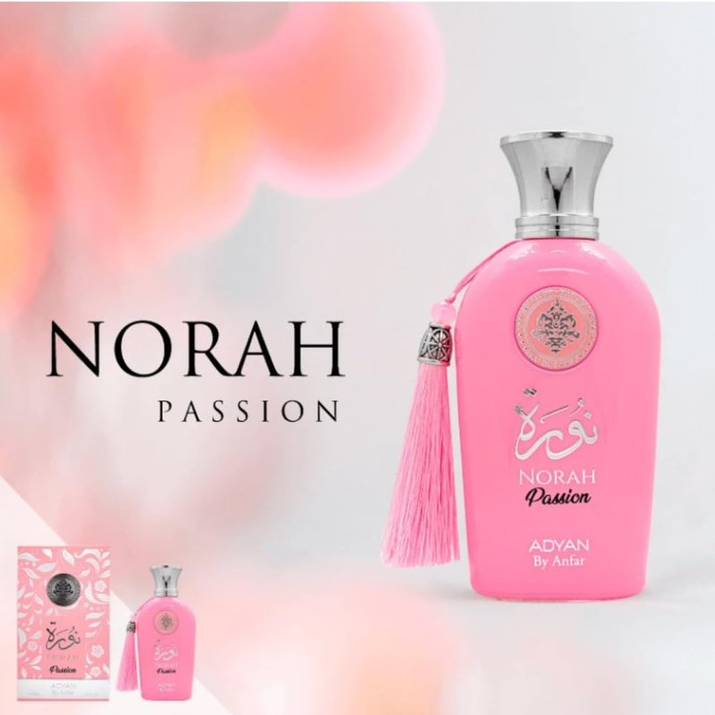 ADYAN Norah Passion 100 ML (3.4 fl oz) I Premium Floral Perfume I Captivating Fragrance I Long-Lasting Elegance I Unforgettable Scent I Exquisite Floral Notes I TWIST OF YARA