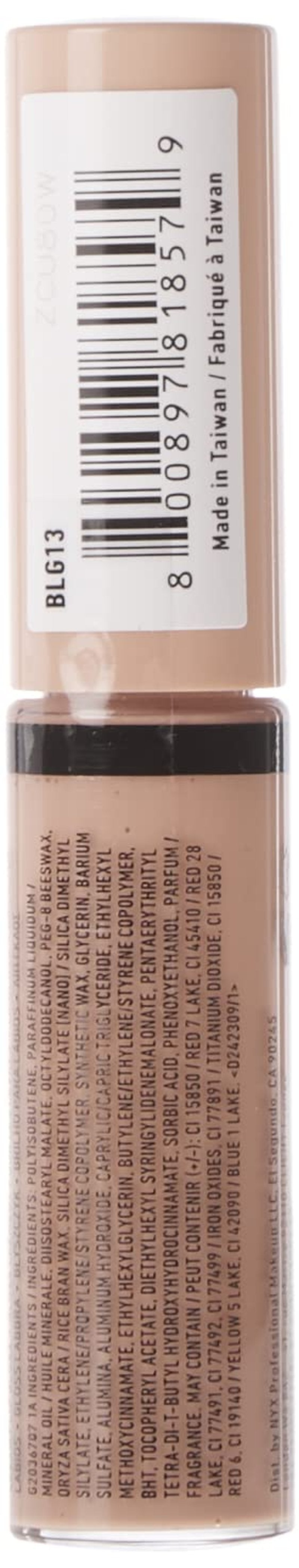 NYX PROFESSIONAL MAKEUP Butter Gloss Non-Sticky Lip Gloss Fortune Cookie & Mechanical Cocoa Lip Liner Pencil