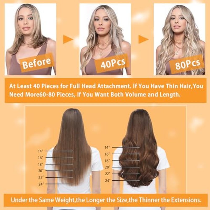 Tape in Hair Extensions Human Hair, Copper 40pcs 18 Inch 100% Remy Human Hair Straight Seamless Invisible Tape in Hair Extensions(350#, 18 Inch, 40pcs)