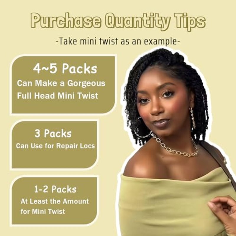 Afro Kinkys Bulk Human Hair for kinky curly Twist Human Braiding Hair For Micro Locs Extensions marley natural Black Color 16 inches 70g/pack