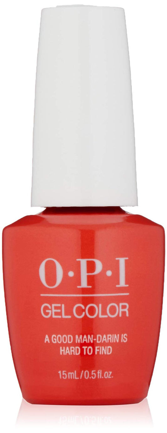 OPI GelColor, A Good Man-darin is Hard To Find, Orange Gel Nail Polish, 0.5 fl oz
