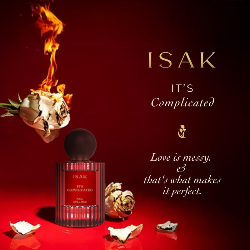 ISAK It's Complicated Perfume For Men, Women | Eau de Parfum Long Lasting Luxury Fragrance | Premium Unisex Perfume 50ml | Scent For All Occasions | Notes of Vanilla, Lemon, Grapefruit