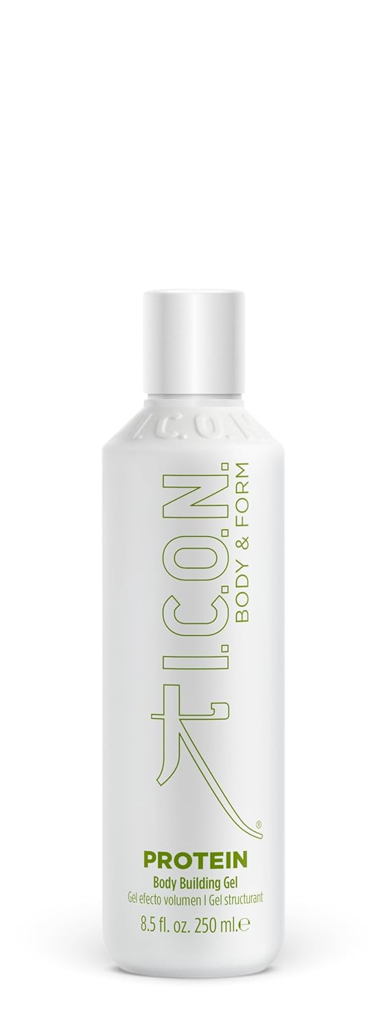 I.C.O.N. Protein Body Building Gel - Sculpting & Volumizing Hair Gel for All Hair Types | 8.5 oz