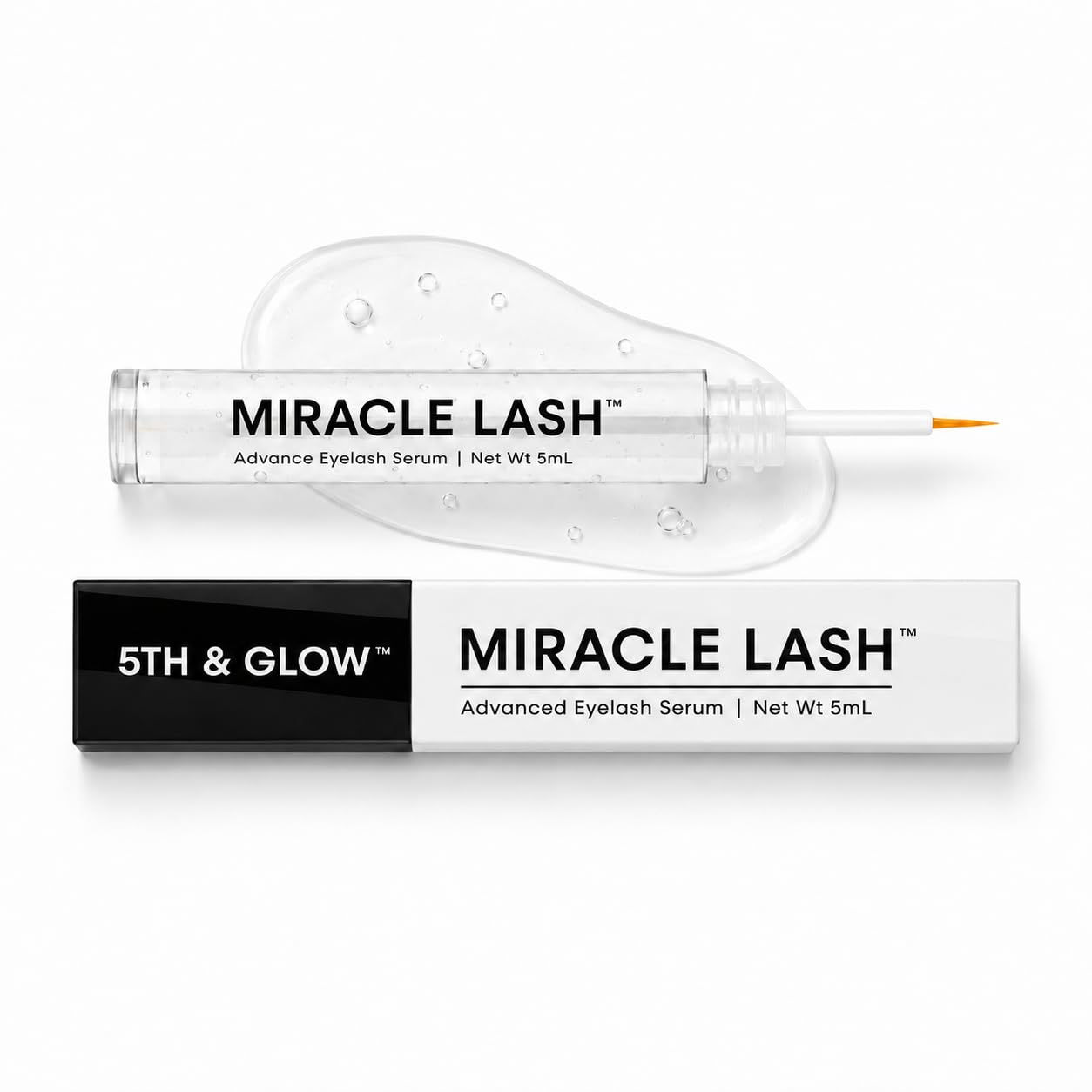 Miracle Lash - Serum for Eyelash Growth - Lash Enhancing Serum to Nourish, Hydrate & Strengthen Lashes – Helps Brittle, Damaged Lashes Look Thicker, Fuller & Longer – Gentle Formula