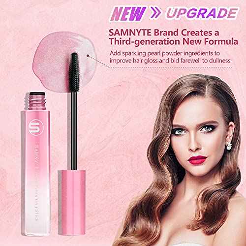 Hair Finishing Stick, 2pcs Hair Mascara for Flyaway Tamer, Fly Away Hair Tamer Stick for Enhance Gloss of Hair, Anti Frizz Broken Hair Baby Hair Flash Moment Flyaway Stick, Non-Greasy
