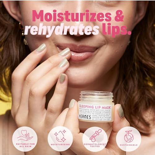 100% Natural Lip Butter Sleeping Lip Mask, Overnight Lip Moisturizer and Conditioner for Dry Lips. Intensive Lip Balm and Lip Therapy Skin Care with Mango butter (Original All Nighter)